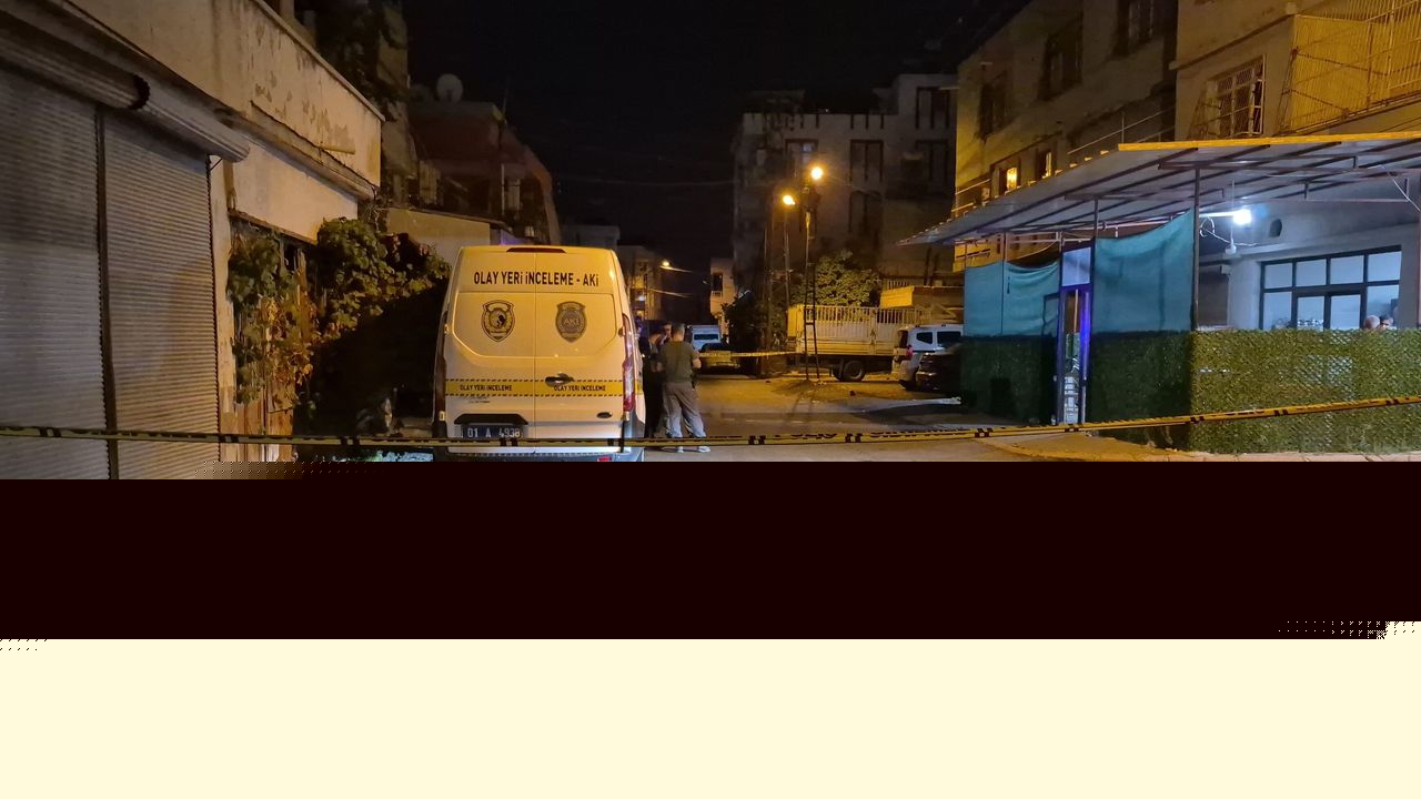 Adana'da kahvehaneye silahlı saldırı: 3 yaralı