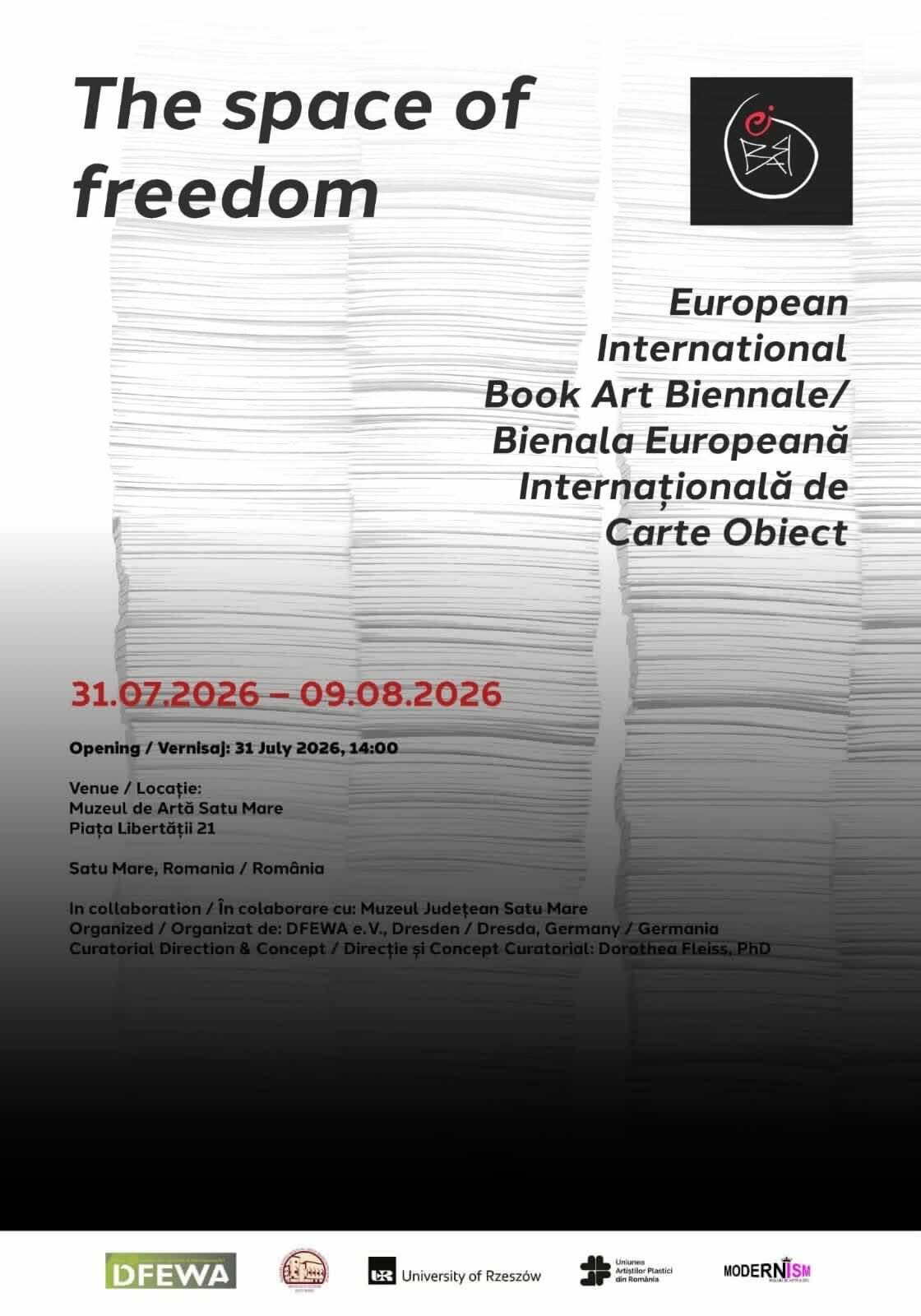 Bienala Europeană Internațională de Artă a Cărții ajunge la Satu Mare. 93 de artiști din 23 de țări expun la Muzeul de Artă