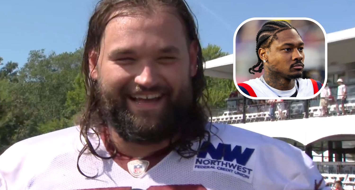 Commanders lineman Sam Cosmi calls back Stefon Diggs joke in welcoming new teammate