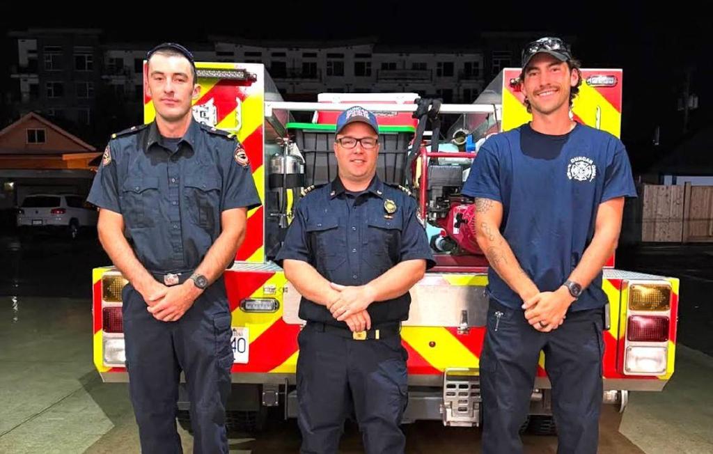 Cowichan region firefighters answer the province’s call for help