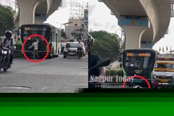 Drunk youth brings Hingna Road traffic to standstill
