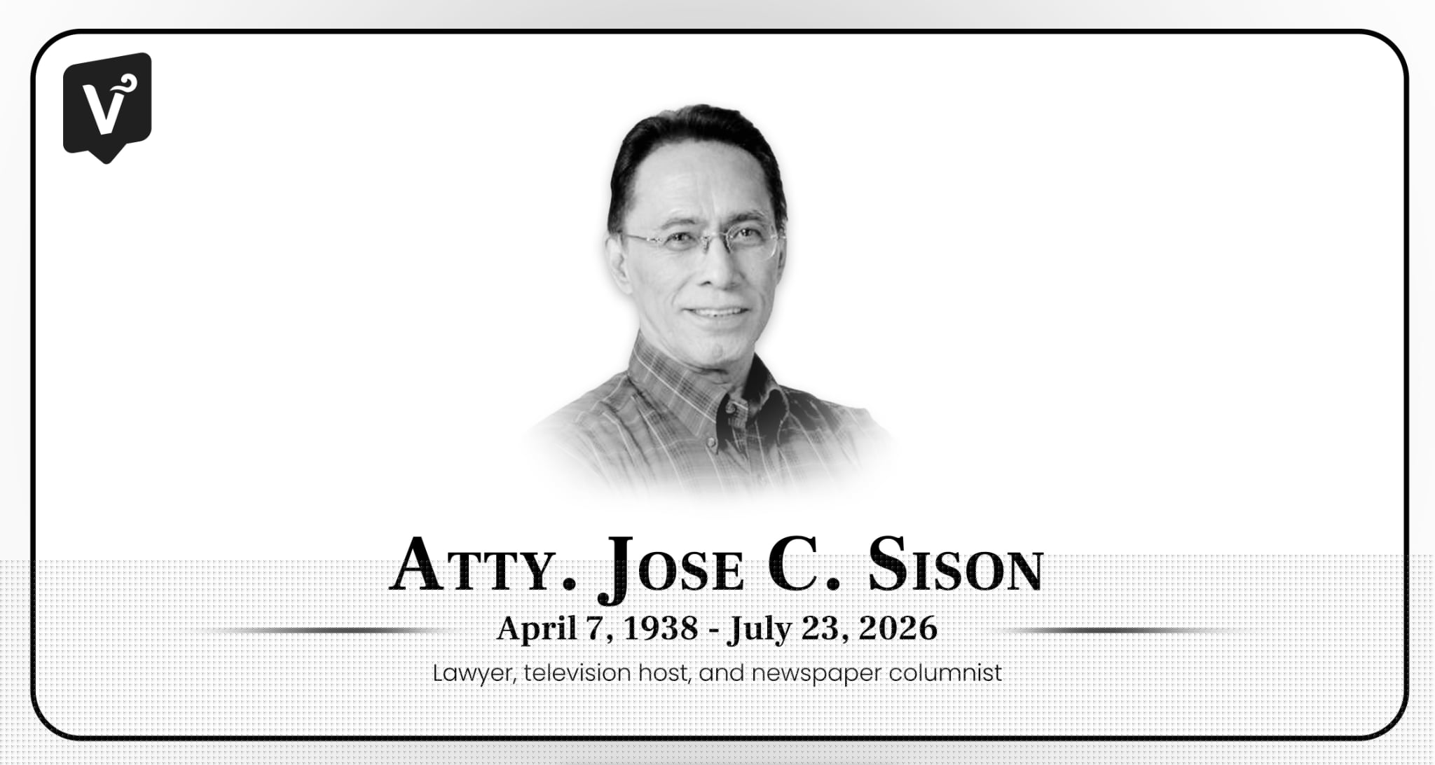 Thomasian lawyer, ‘Ipaglaban Mo’ host Jose Sison dies at 88