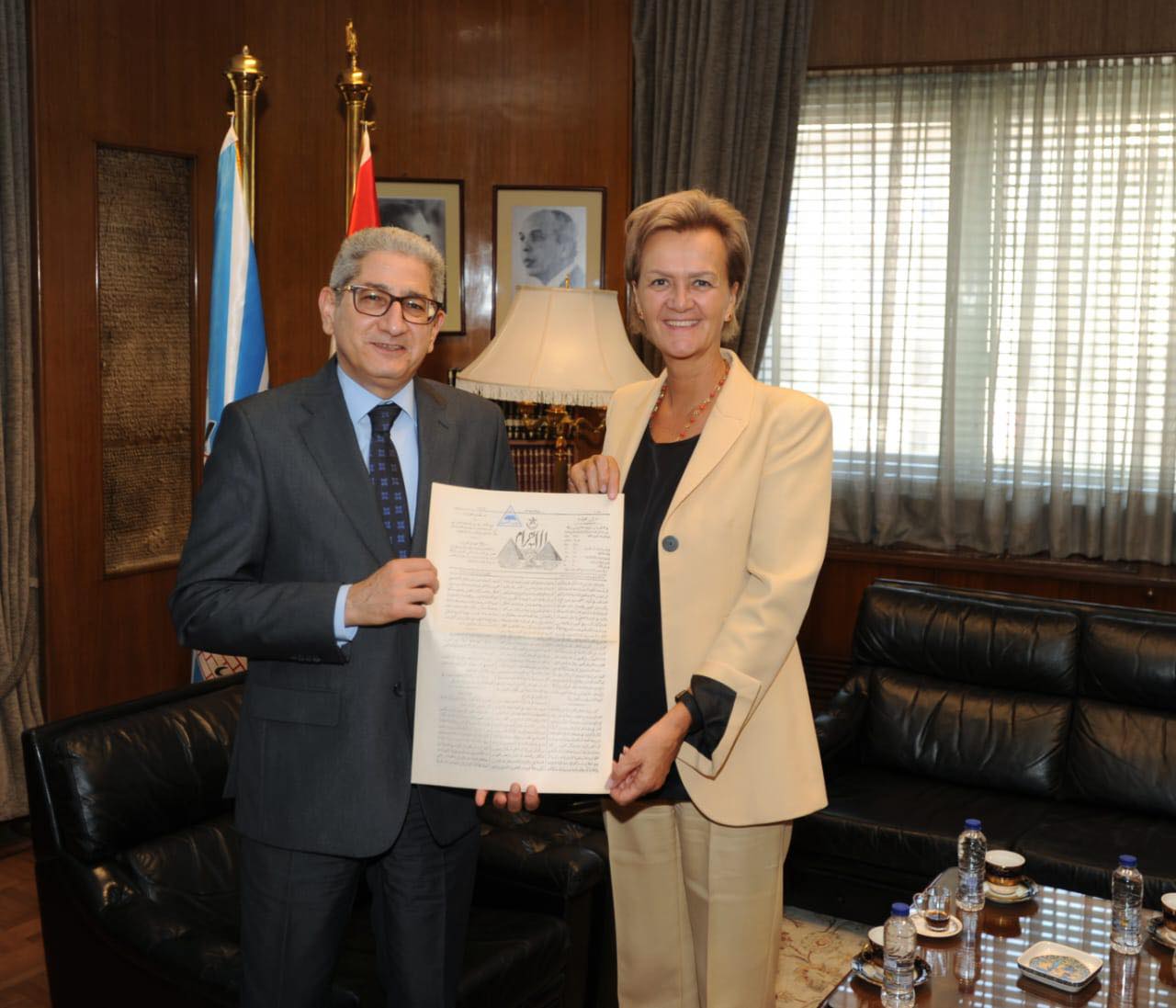 EU Ambassador celebrates 150 years of Al-Ahram newspaper in Cairo