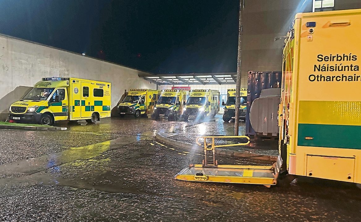 ‘LUH has become a carpark for ambulances that are not able to admit patients because of overcrowding’