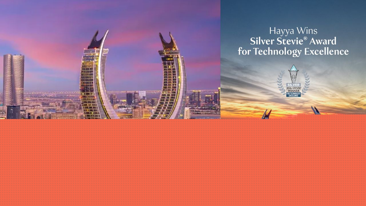 Hayya Wins Silver Stevie® Award for Technology Excellence in Government Innovation