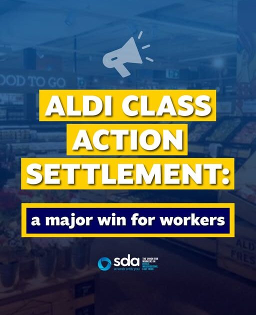 ALDI workers in Australia win $55 million settlement for unpaid hours