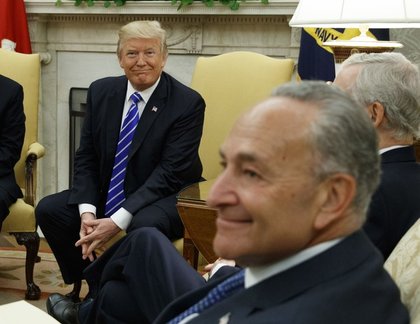 Trump and Schumer Reportedly Close to a Deal That Would Avert a Shutdown, But There's a Catch
