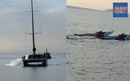 Multiple paddlers rescued after sailboat collides with outrigger canoe off Māʻalaea, Maui