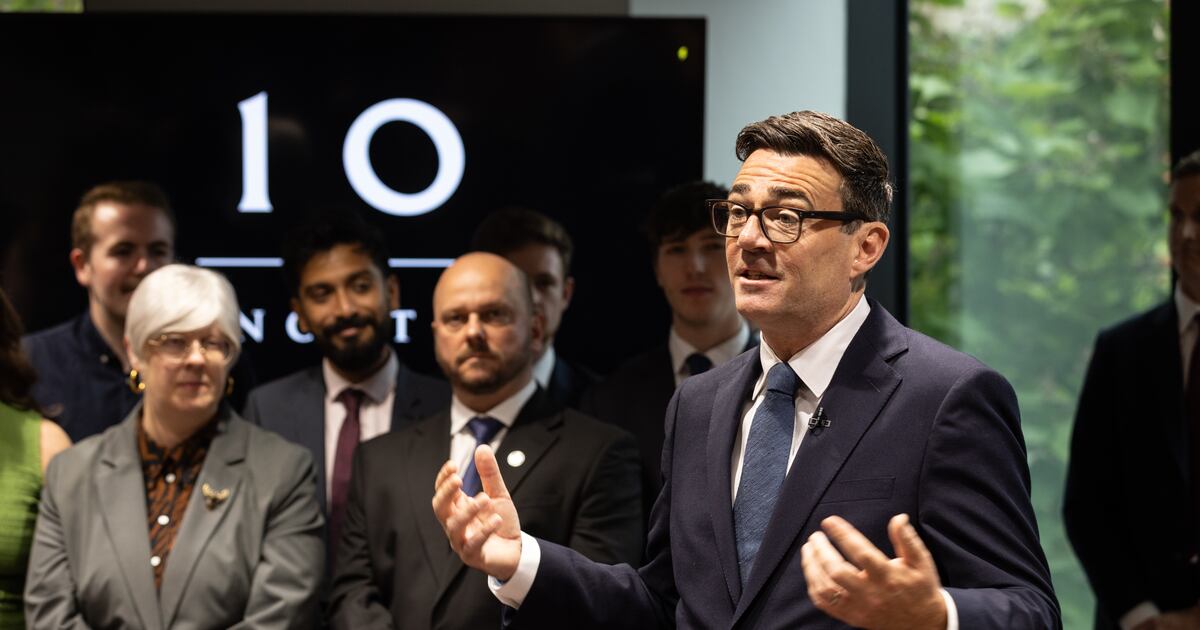 Burnham says he wants to ‘get Britain hoping again’ as he opens No 10 North