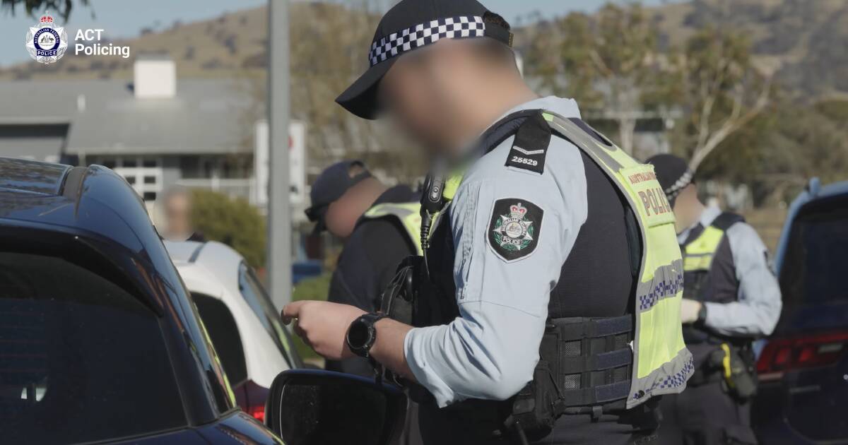 Items seized, alleged drug-driving detected during joint operation at Canberra prison