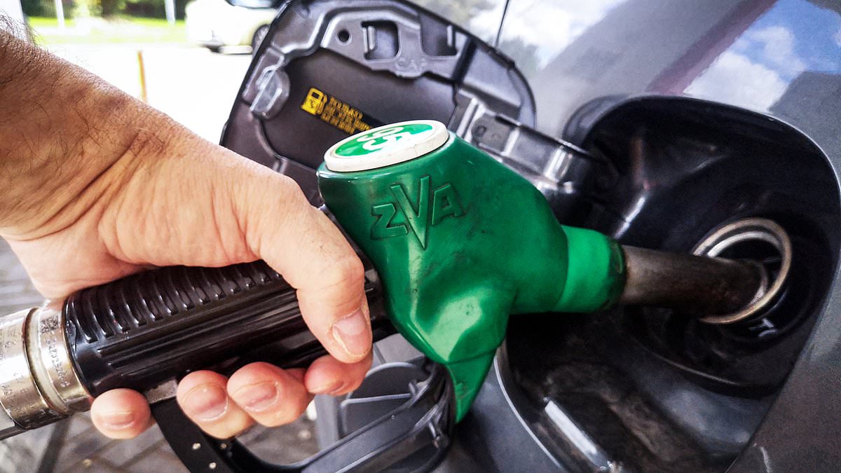 Petrol prices fall to a four-year low - but drivers might want to fill up sooner rather than later after Trump's threat to attack Iran