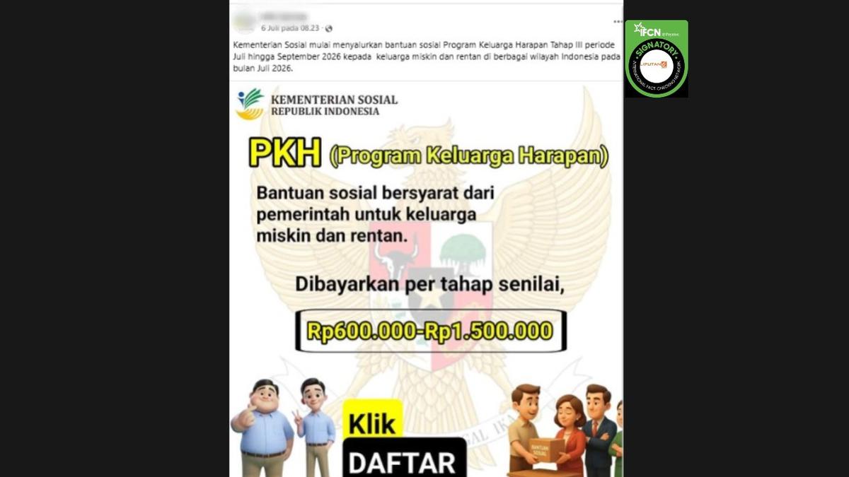 Marak Hoaks Bansos Beredar di Media Sosial, Simak Daftar dan Faktanya