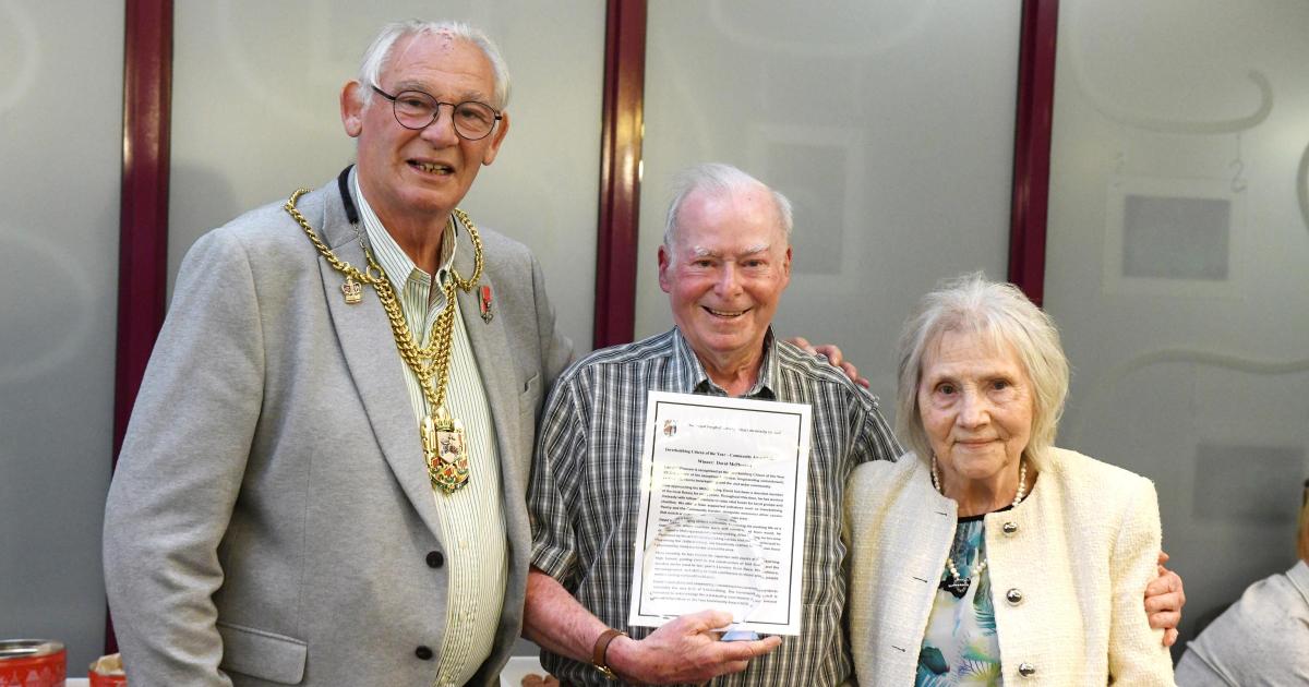 David, 93, recognised as Inverkeithing's Citizen of the Year