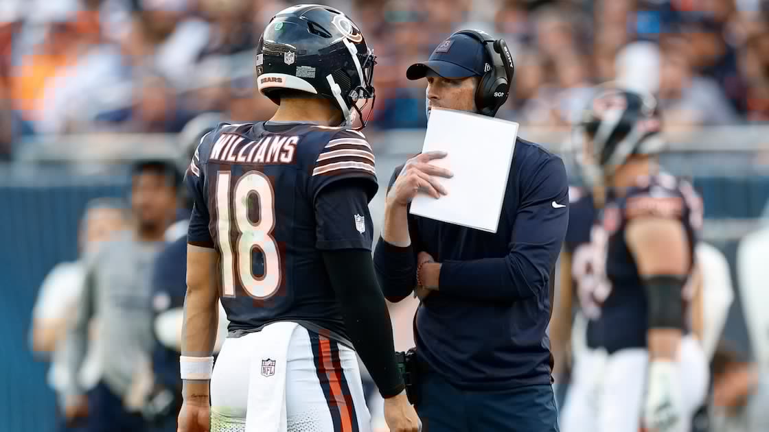 Bears HC Ben Johnson Reacts to Liam Coen's Viral Quote About Caleb Williams in New Video