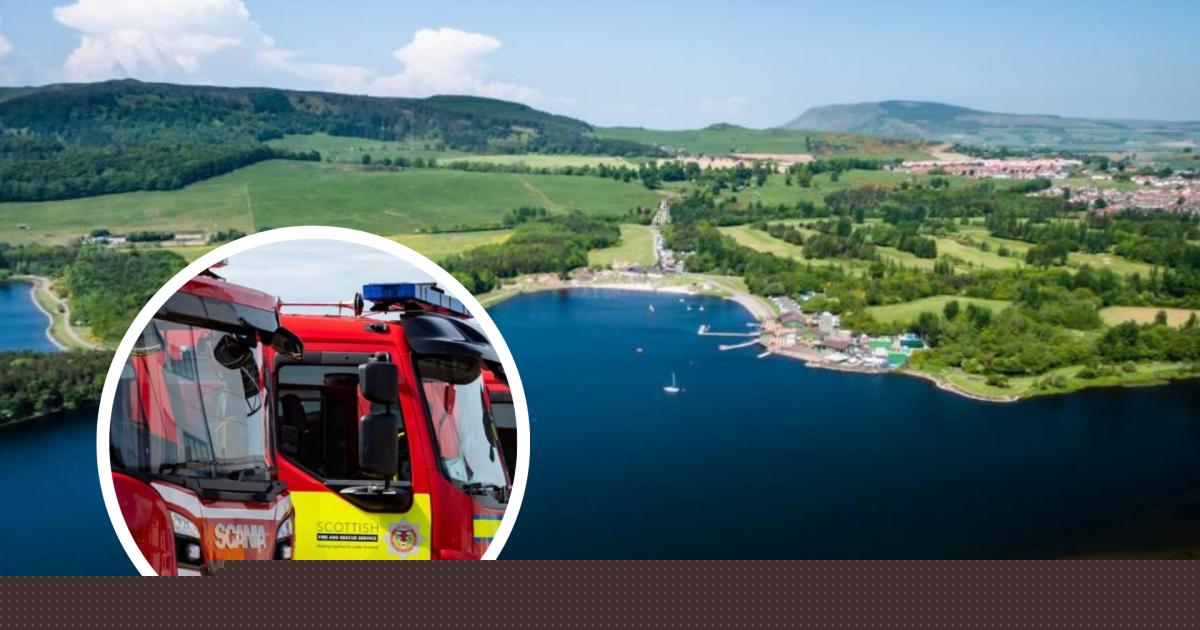 Fire crews rush to tackle gorse blaze at the Meedies