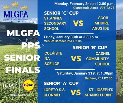 Three Tipperary Schools Have Qualified For The Munster Finals