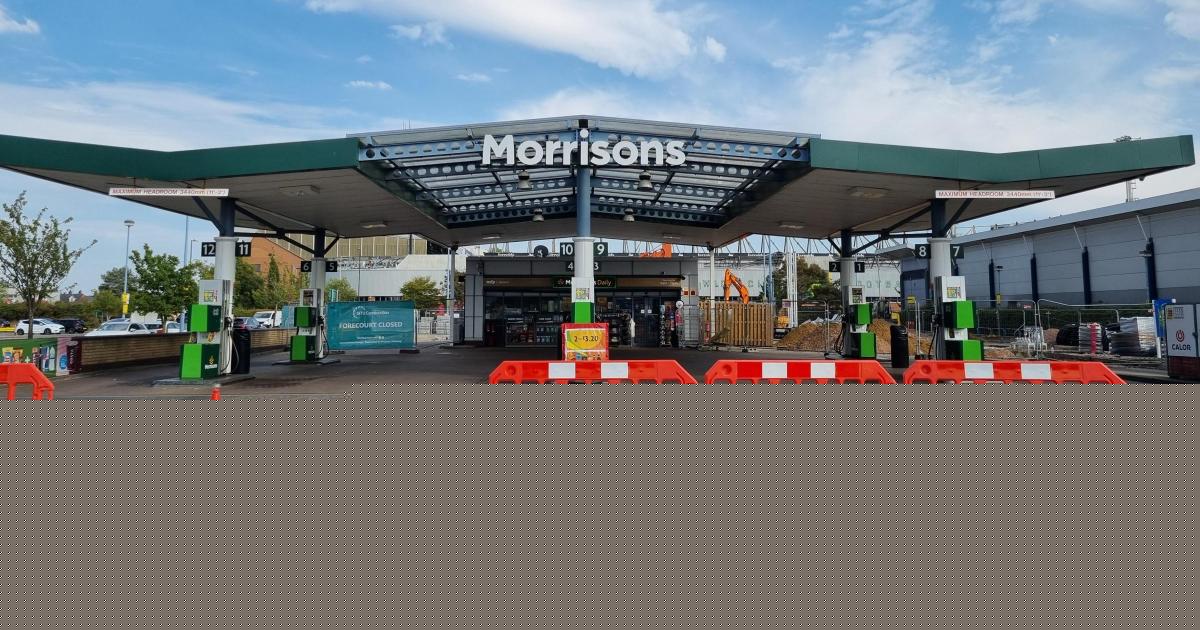 Petrol station at retail park closed for expansion work