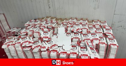 Un dépôt de cigarettes illégales découvert à Braine-l’Alleud : 8 millions de cigarettes y étaient entreposées (PHOTOS)