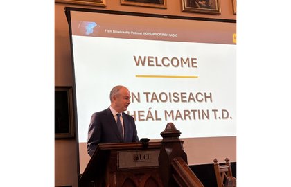 Taoiseach attends conference marking 100 years of radio in Ireland