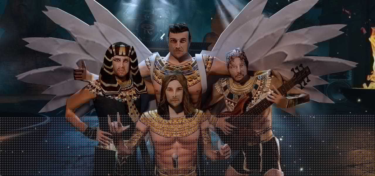 Egyptian Gods, Prog Metal, And PlayStation Graphics Collide In Dima Grigorev’s Video For Shokran’s ‘Imhotep: The Falcon Of Gold’