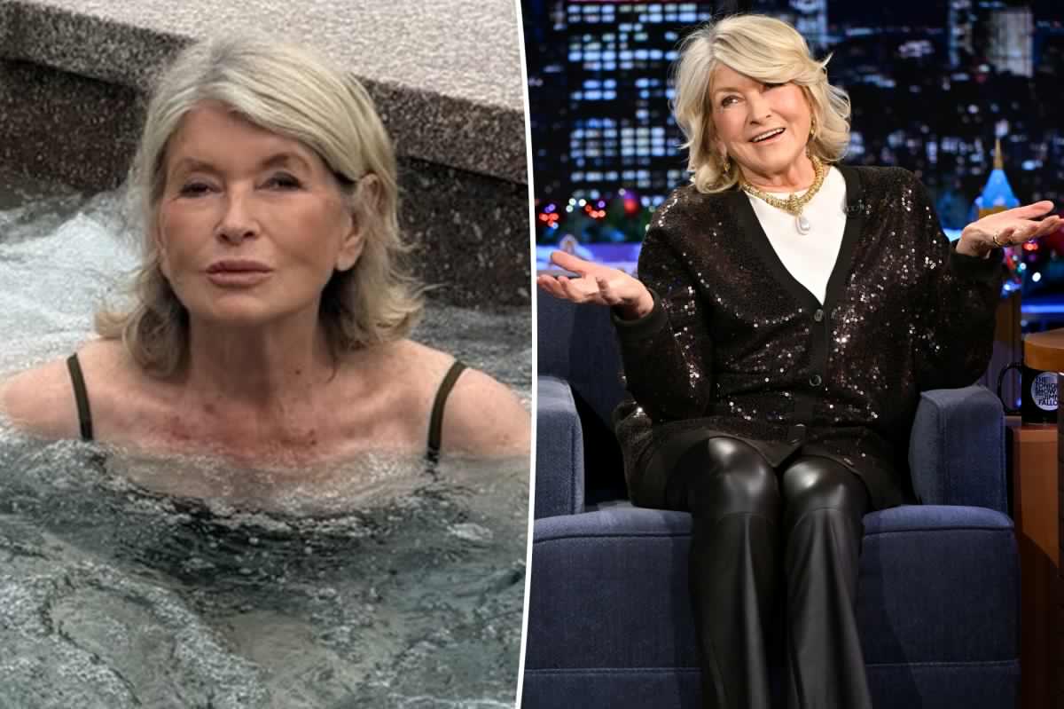 Martha Stewart celebrates 85th birthday with sultry hot tub pic: ‘Serving face’