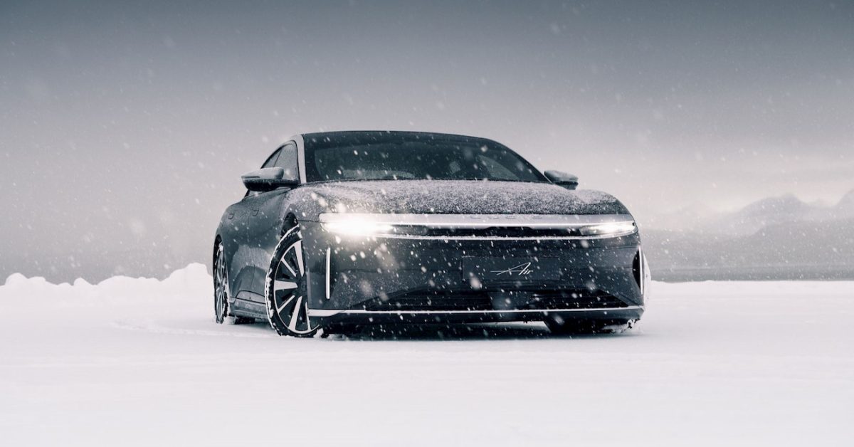 The Lucid Air proves it’s the ‘king of range’ again, crushing Norway’s EV Winter Test