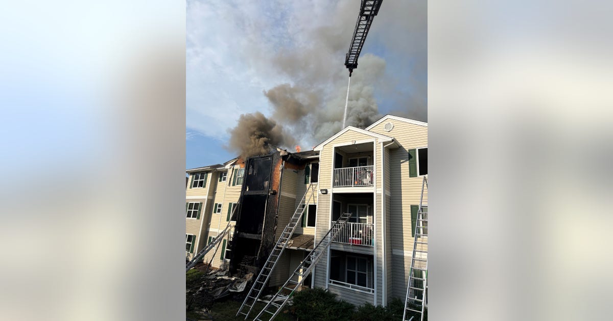 2 firefighters injured as 3-alarm fire displaces 19 in Woodbridge apartment complex