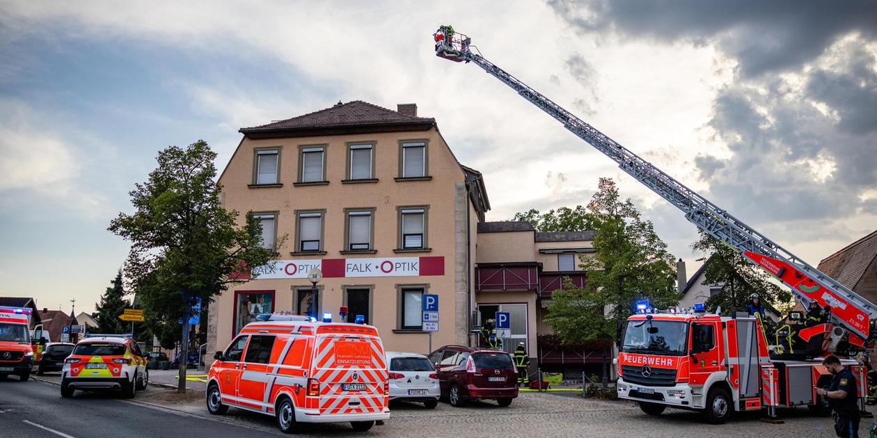 Eine Person im Krankenhaus: Wohnhaus im Landkreis Fürth in Brand geraten