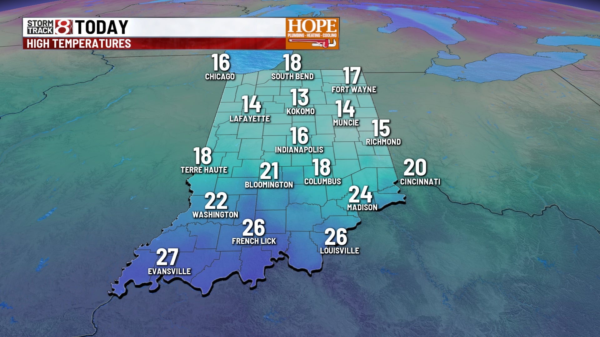 Cold, bright but not as windy today | Jan 29, 2026