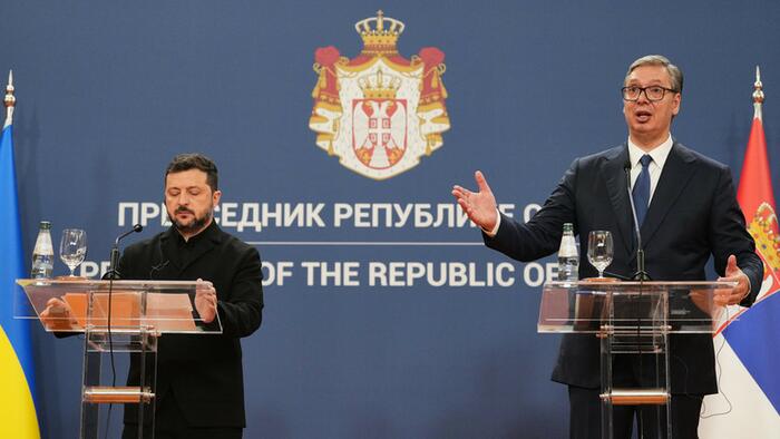 'How Can We Help You Kill More Russians?' German Reporter To Zelensky At Belgrade Meeting