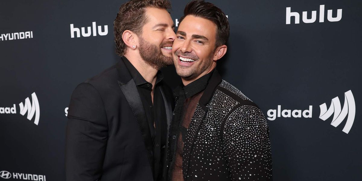 Jaymes Vaughan rocks a tight red Speedo in new vacay pics with Jonathan Bennett