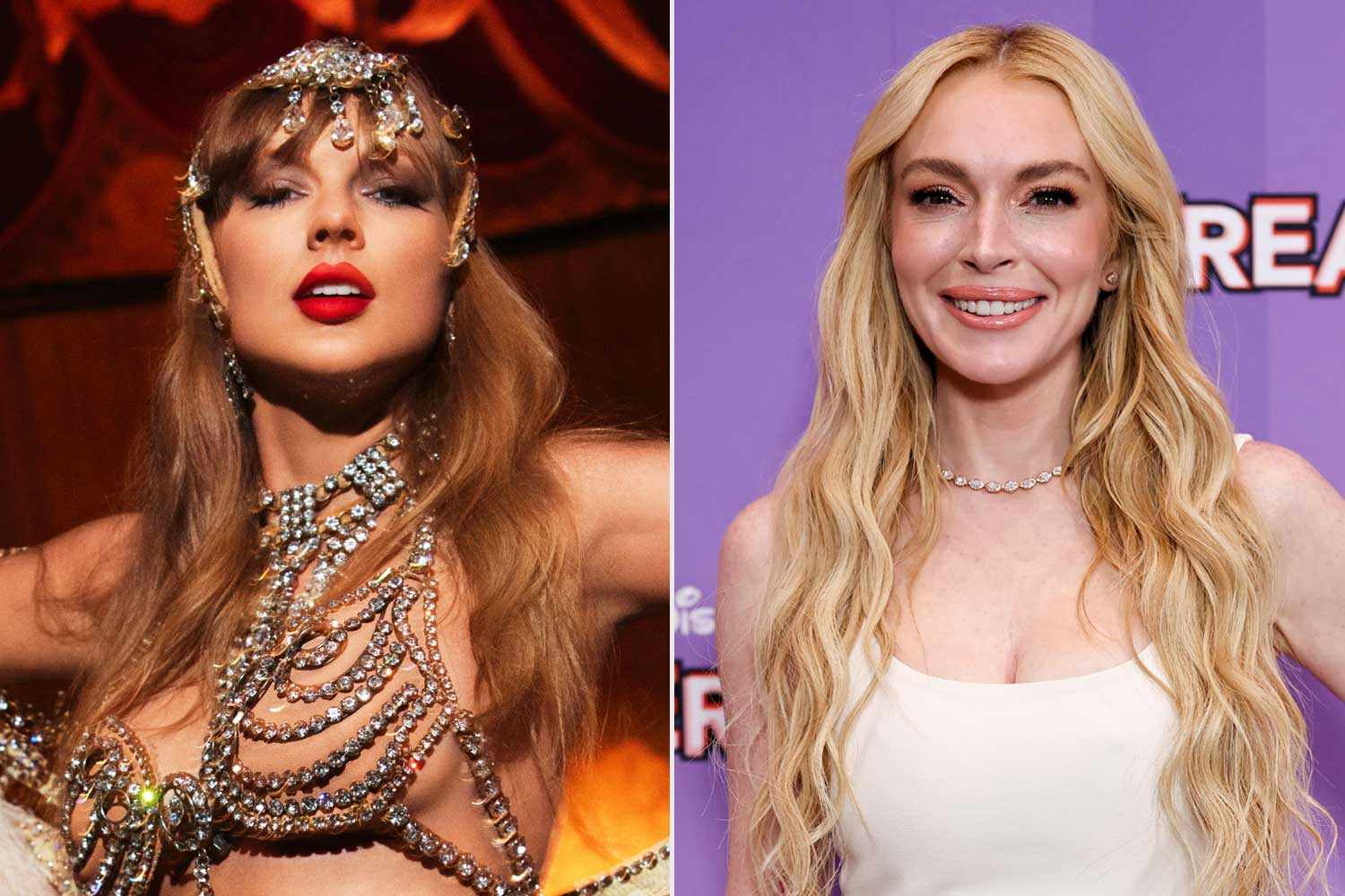 Lindsay Lohan Basks in Her Own “Showgirl” Moment After Taylor Swift Drops Her New Album on “Mean Girls” Day