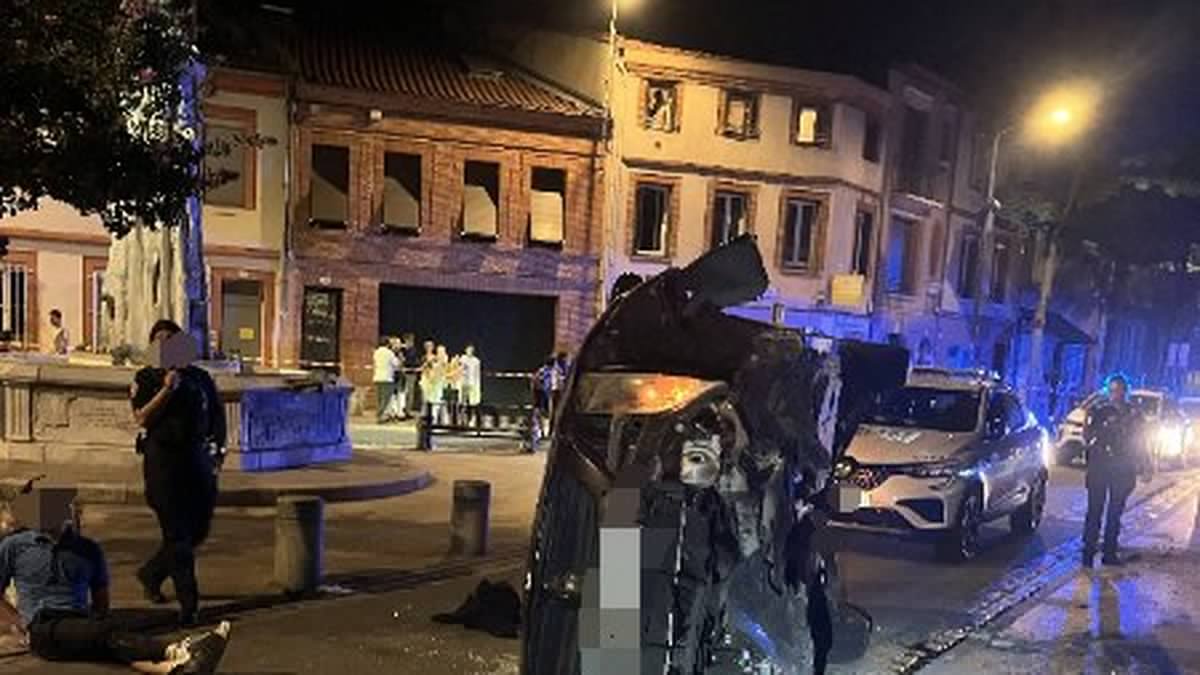 Course poursuite spectaculaire à Toulouse : une BMW finit sur le flanc après un refus d'obtempérer, trois occupants alcoolisés interpellés