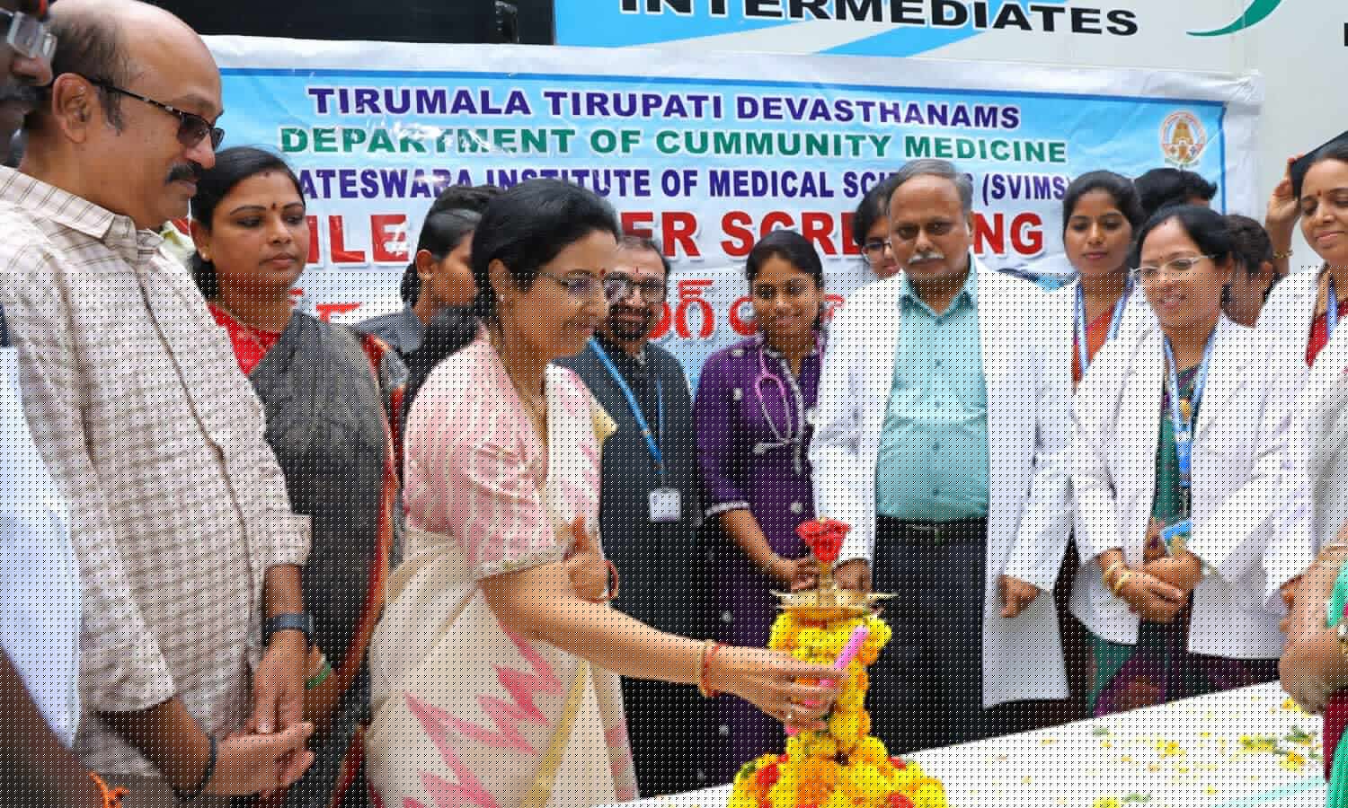 Bhuvaneswari advises students to stay focused, avoid drugs