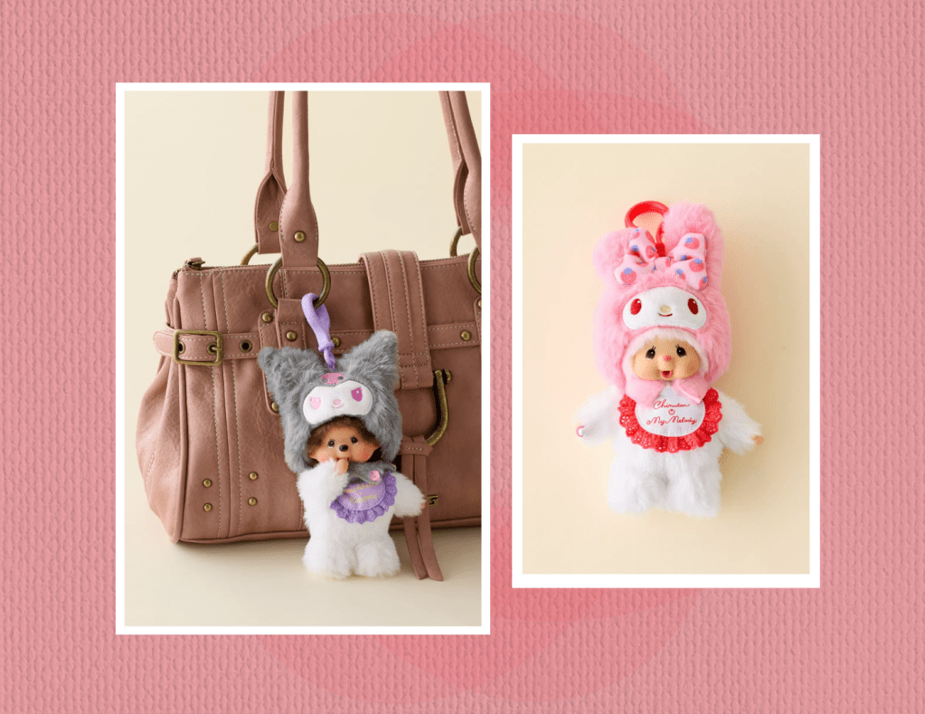 Urban Outfitters Exclusively Released New Monchhichi x Sanrio Bag Charms With 2 Adorable Fan-Faves