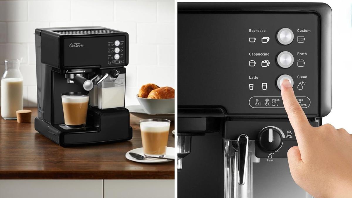 Best-selling Sunbeam coffee machine in sale by more than 50 per cent for a limited time