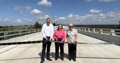 'Vital Link' restored: Brunners Bridge reopens following major upgrade