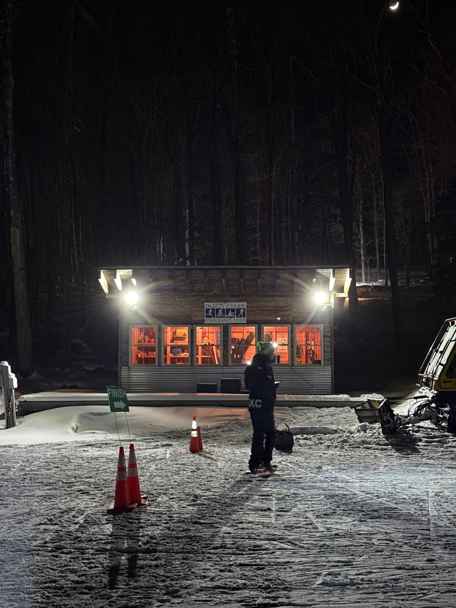 Endurance athletes embrace the burn at Headlamp Hustle ski race
