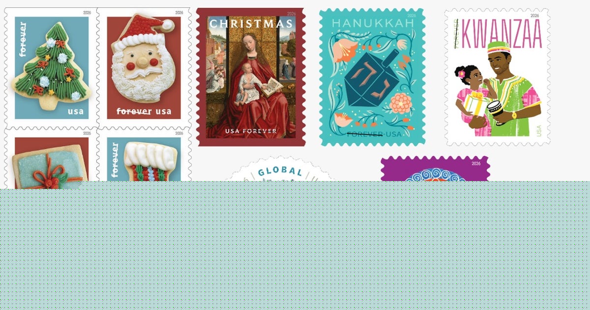 US Postal Service unveils 2026 holiday stamps - See the designs