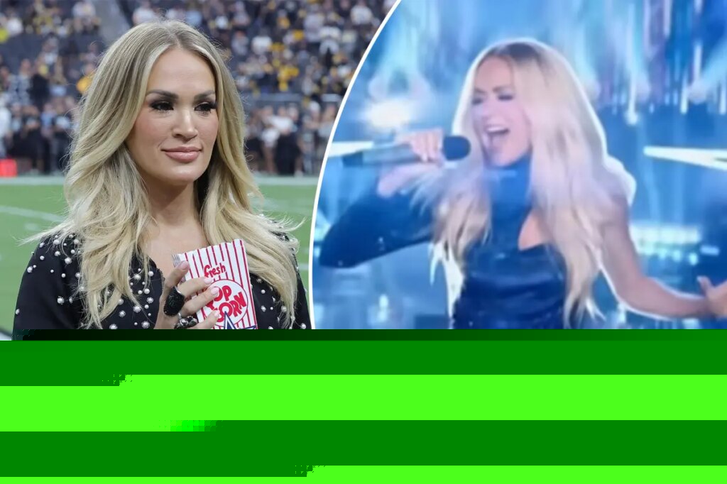 Carrie Underwood’s SNF return has set social media in a frenzy
