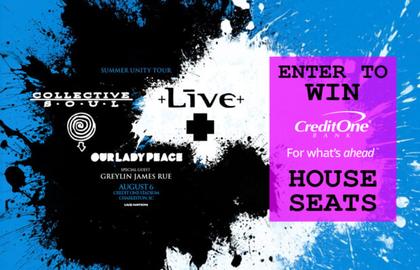 Win Credit One Bank House Seats at Collective Soul / + LIVE+ – 8/6