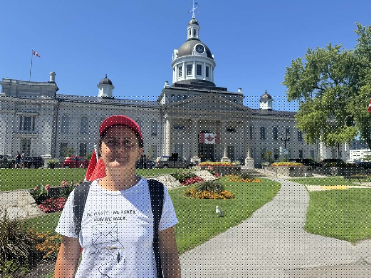 Woman walking from Toronto to Ottawa calls for extension of disaster-related work permits