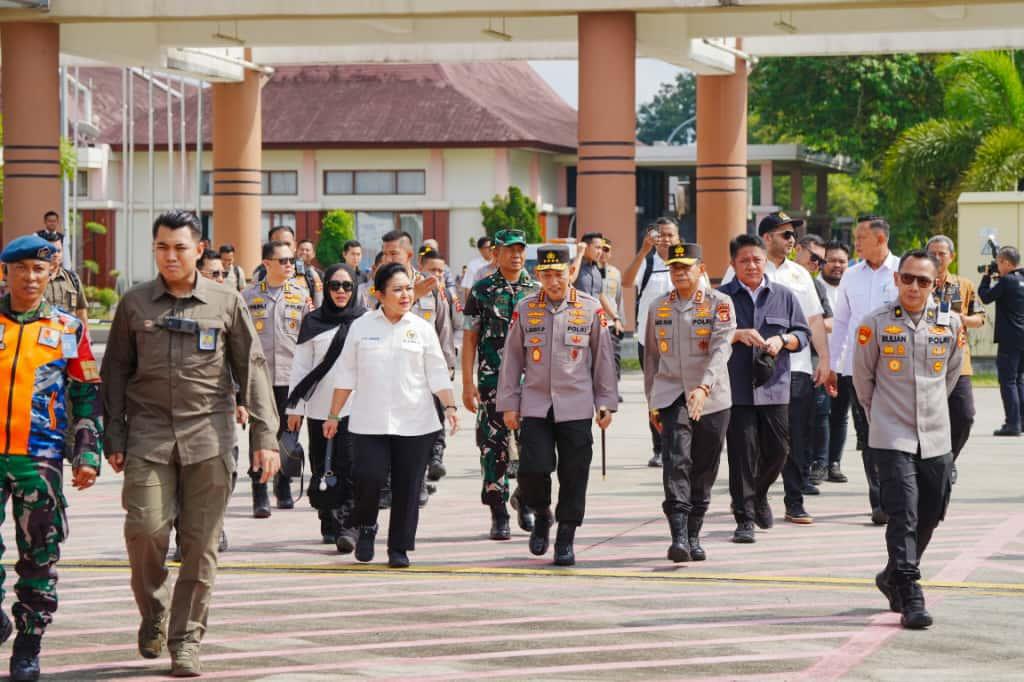 Titiek Soeharto dan Kapolri Panen Raya Jagung di OKU Timur, Polri Perkuat Ketahanan Pangan