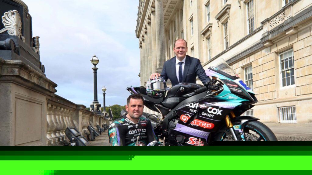 Communities Minister celebrates Michael Dunlop’s record-breaking career | Newry News