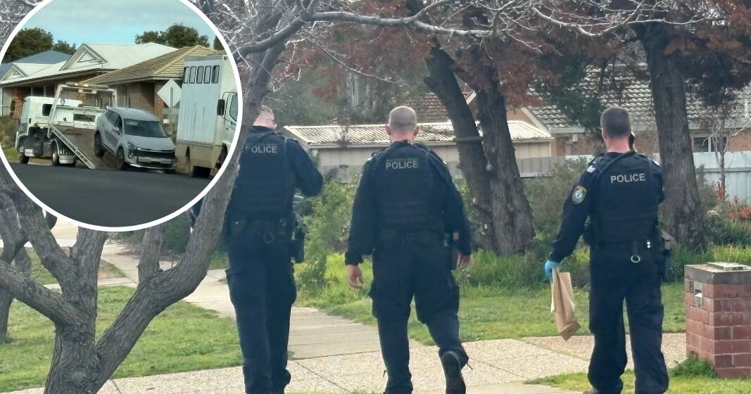 Man, 24, arrested for alleged car theft as police swoop on Wagga suburb