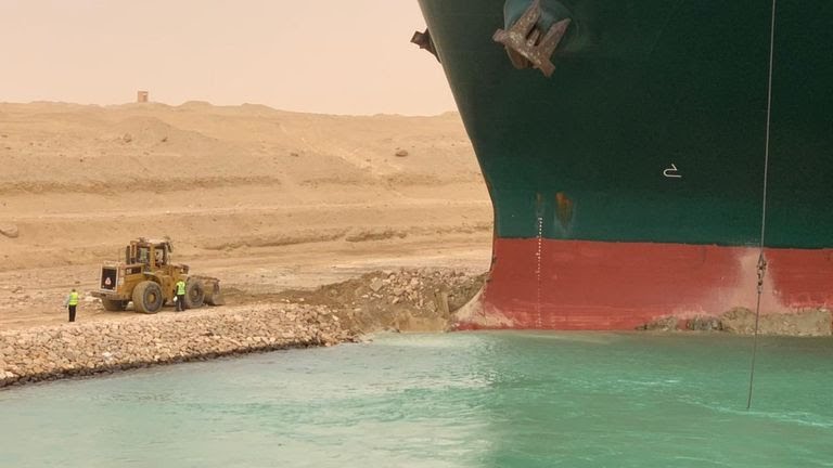 Comment on Container ship Ever Given grounding: Could it happen again? by Maersk container ship runs aground near German Wadden Island - Blue Economy - موقع بحري شامل