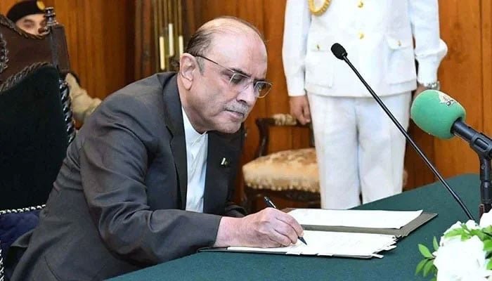 Zardari approves new High Court Judicial appointments