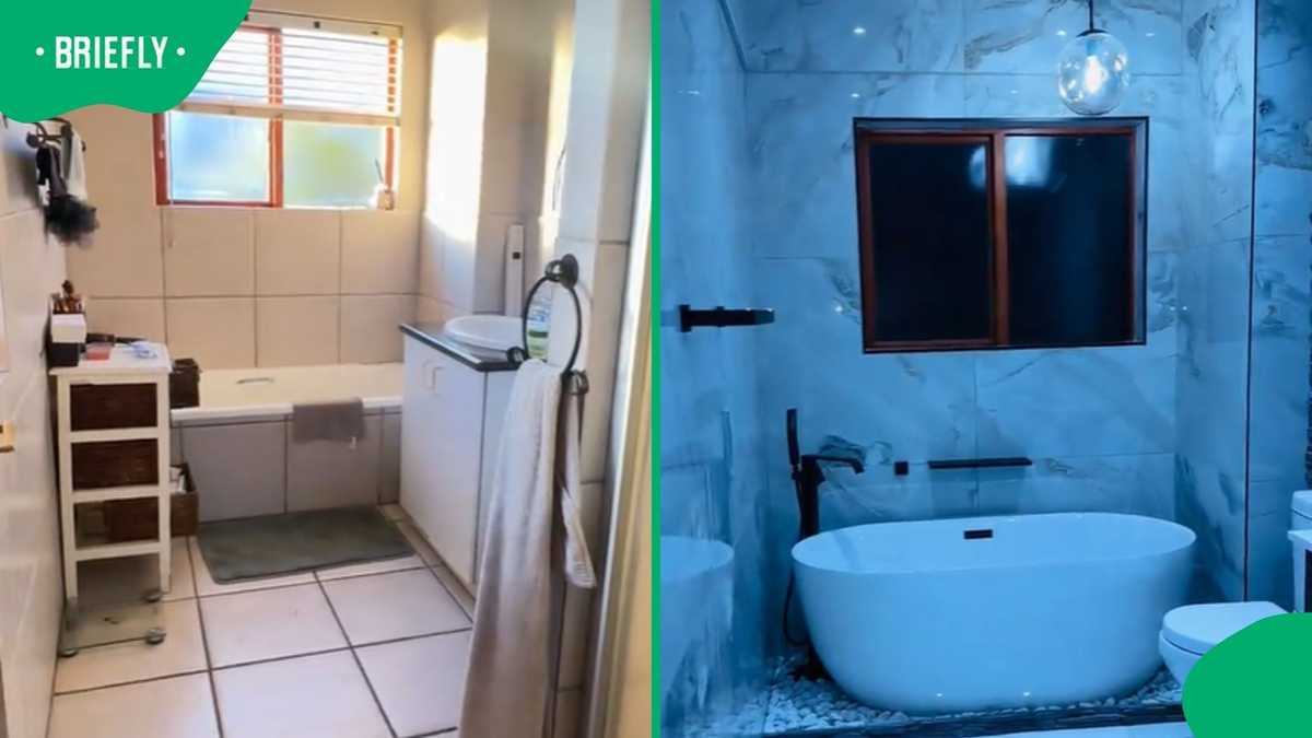 This is how it's done: Classy lady inspires with epic bathroom renovation