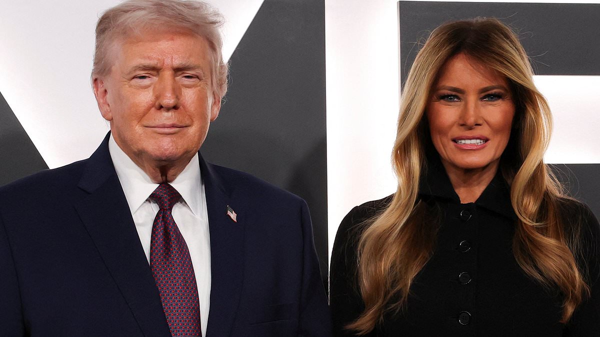It's the MAGA Oscars! Melania Trump stuns at movie premiere alongside Donald... but there's one VERY notable absence on First Lady's big night