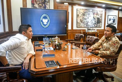 Seskab Teddy dan Wagub Jatim Bertemu Bahas Infrastruktur Surabaya